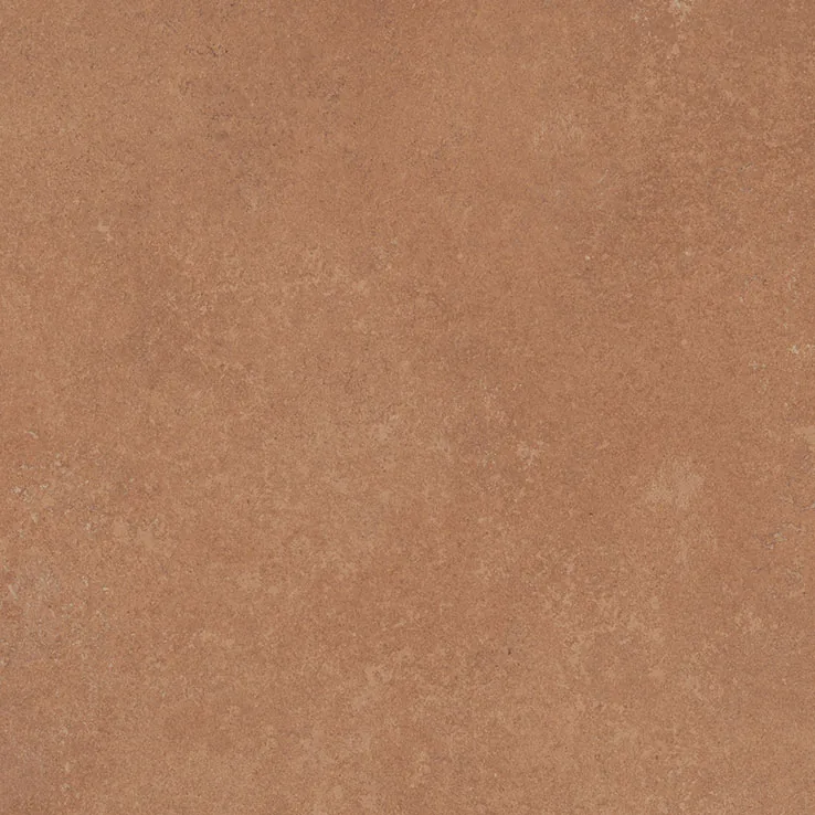Orangebraune Fliese in Cotto-Optik, 25×25 cm, rutschhemmend (Grip), mit feinkörniger, griffiger Oberfläche