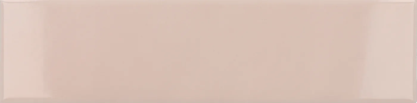 Equipe Costa Nova Pink Stony Wandfliese 5x20 cm aus glasiertem Steingut, glänzend, glatte Oberfläche, für Innenwände.