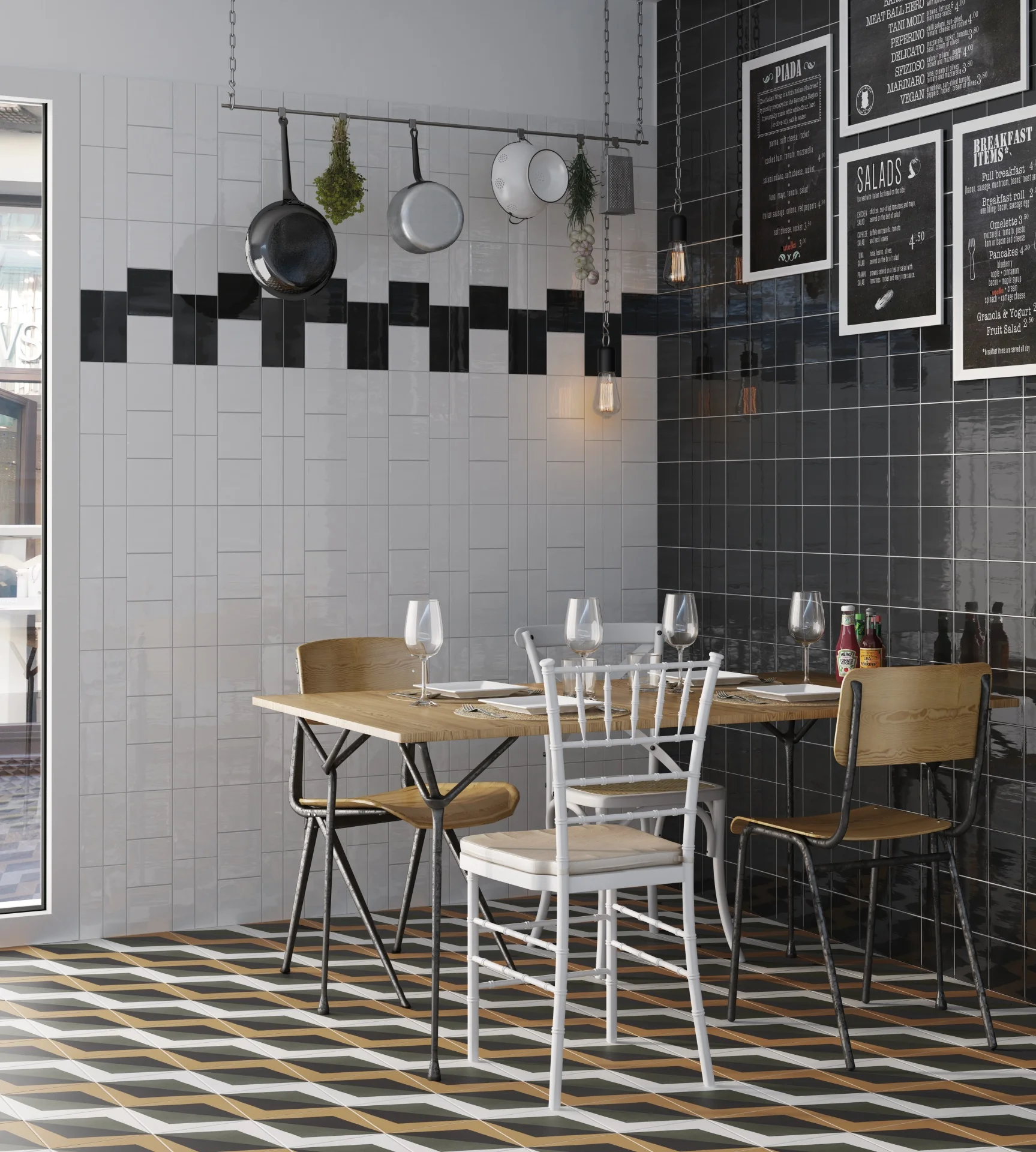 Equipe Country Blanco Glänzend - 13.2x13.2 cm | 8.3 mm