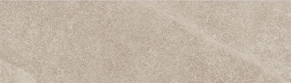 Beigebraune Fliese 10×30 cm in Schieferoptik mit hellen Adern und mattem Finish, Einzelfliese in Draufsicht