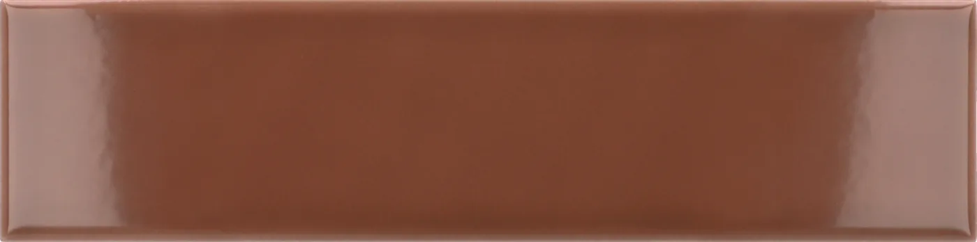 Equipe Costa Nova Terra Wandfliese 5x20 cm aus glasiertem Steingut, glänzend, glatte Oberfläche, für Innenwände.