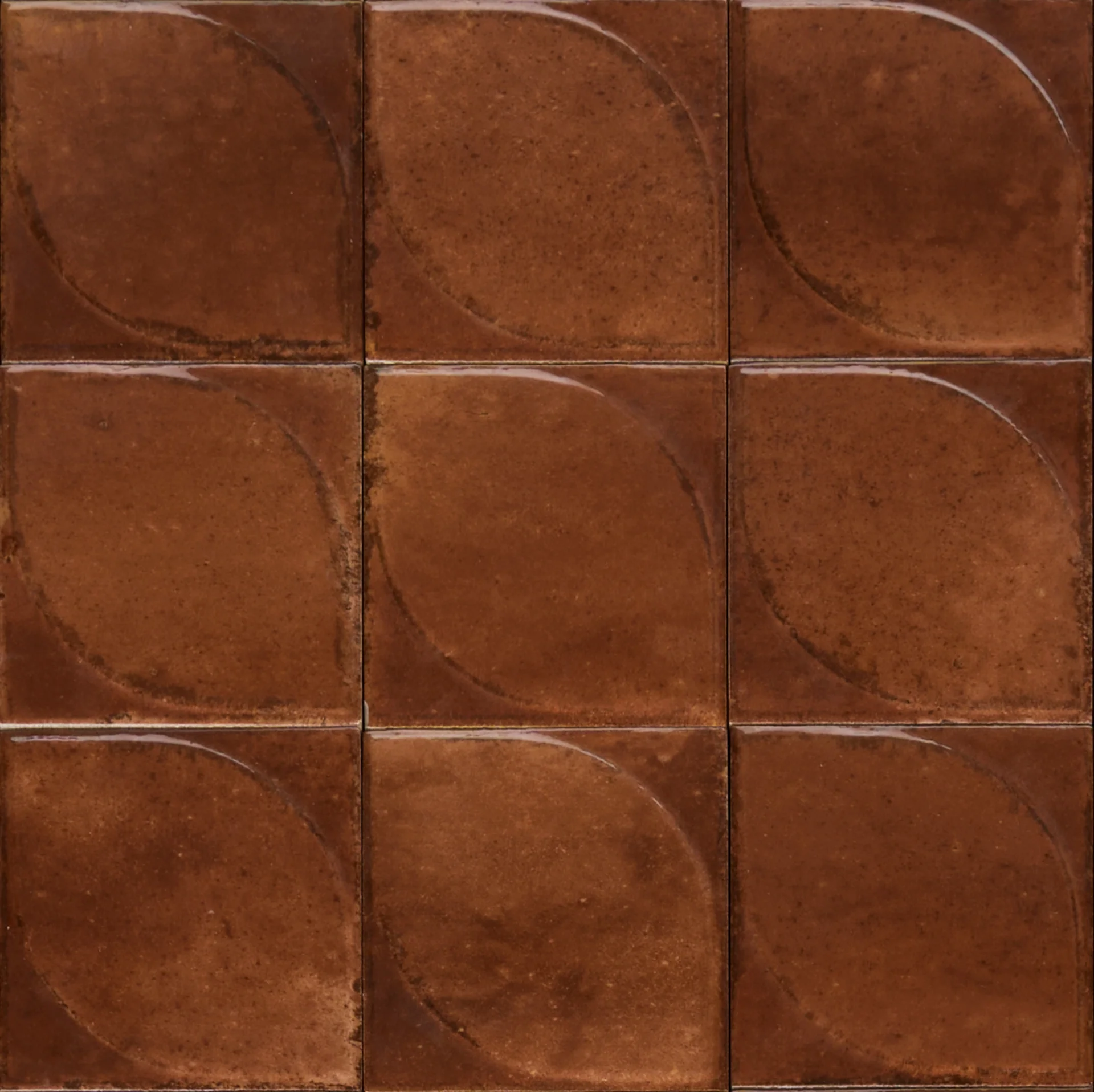 Marazzi Lume Caramel Struttura 3D Dew Glänzend - 10x10 cm | 11.5 mm