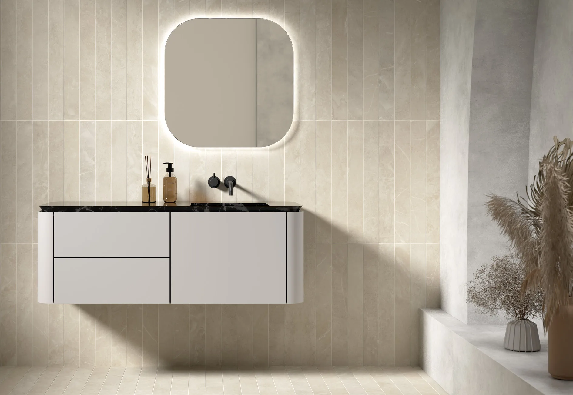 Equipe Marmoris Taupe Matt - 7,5x60 cm R10 B | 8,3 mm