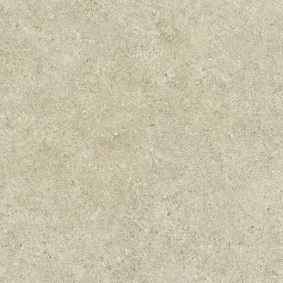 Warmcreme, feinkörnige Steinoberfläche der Boost-Stone-Serie von Atlas Concorde.