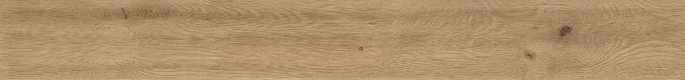 Atlas Concorde Log Icon Oak 20x180 cm – Feinsteinzeug in Holzoptik mit warmer Eichenmaserung, matte Oberfläche, Frontansicht