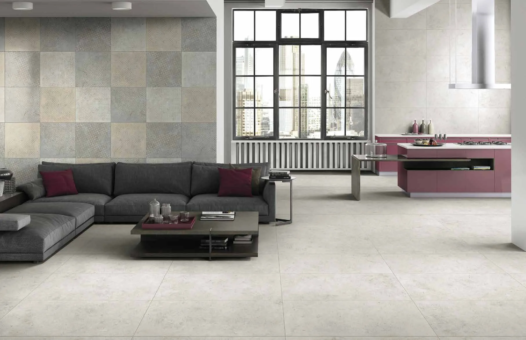 Century Glam Beige Matt - 120x120 cm R10 | 9 mm