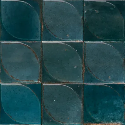 Vorschau Blue Struttura 3D Dew der Lume-Serie von Marazzi.