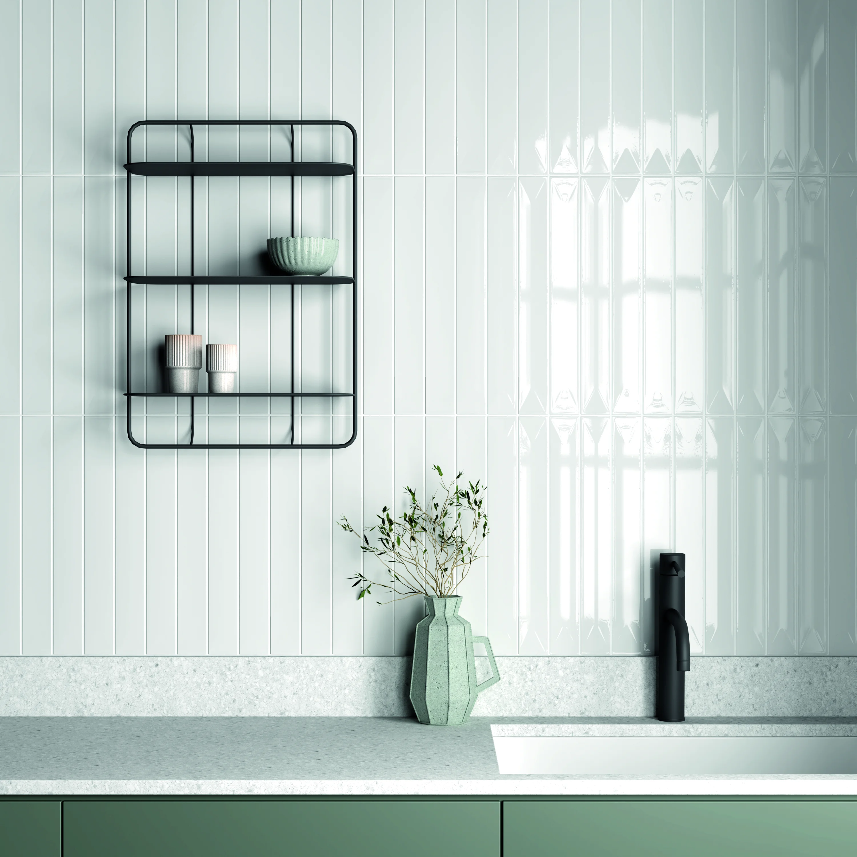 Equipe Vitral Axis Snow Glänzend - 5x40 cm | 8.3 mm