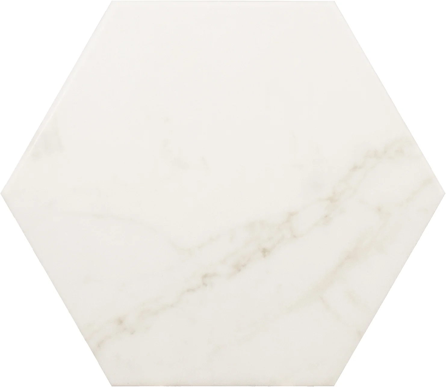 Equipe Carrara Hexagon Carrara Matt - 17.5x20 cm | 8 mm