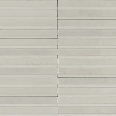 Vorschau Off-White Struttura 3D Rake der Lume-Serie von Marazzi.