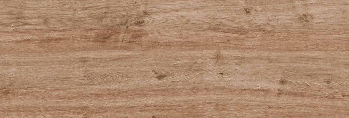 Marazzi Treverkhome20 Rovere: Terrassenplatte 40x120 cm in Holzoptik, mittelbraune Eichendiele mit Astlöchern, 20 mm stark