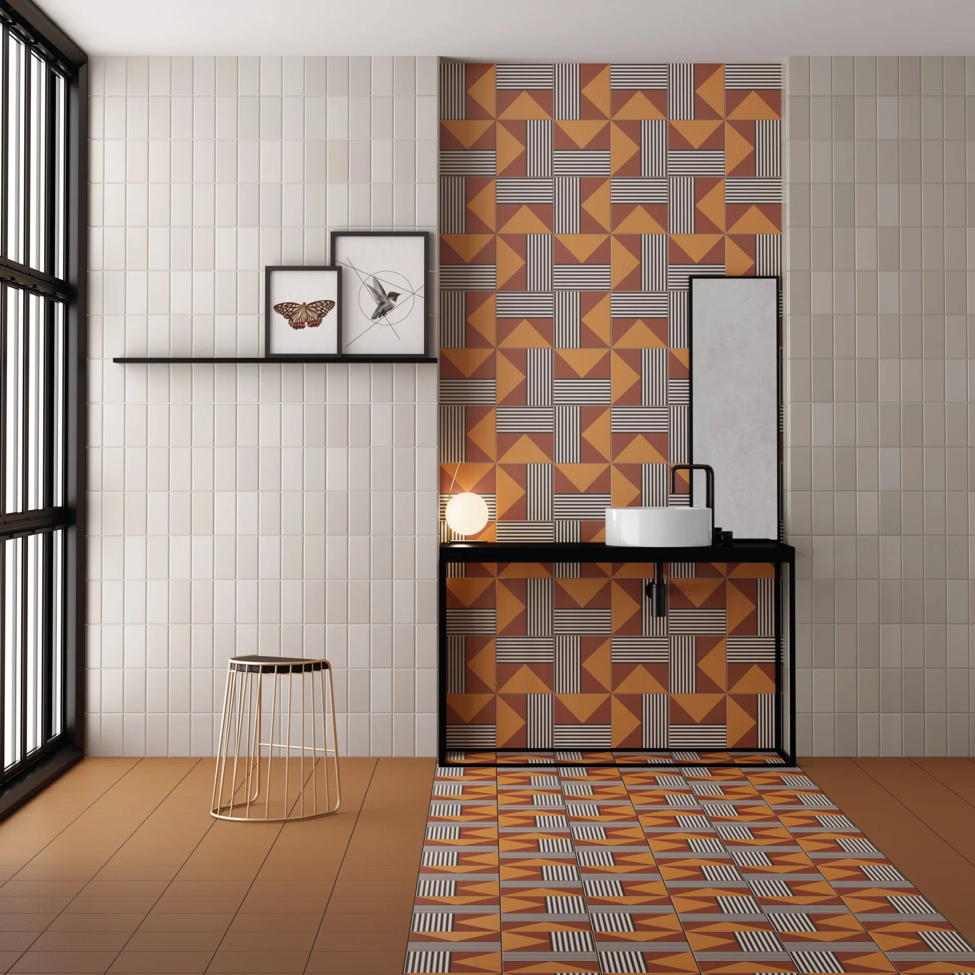 Equipe Bauhome Terrakotta Matt - 20x20 cm R10 B | 8.3 mm