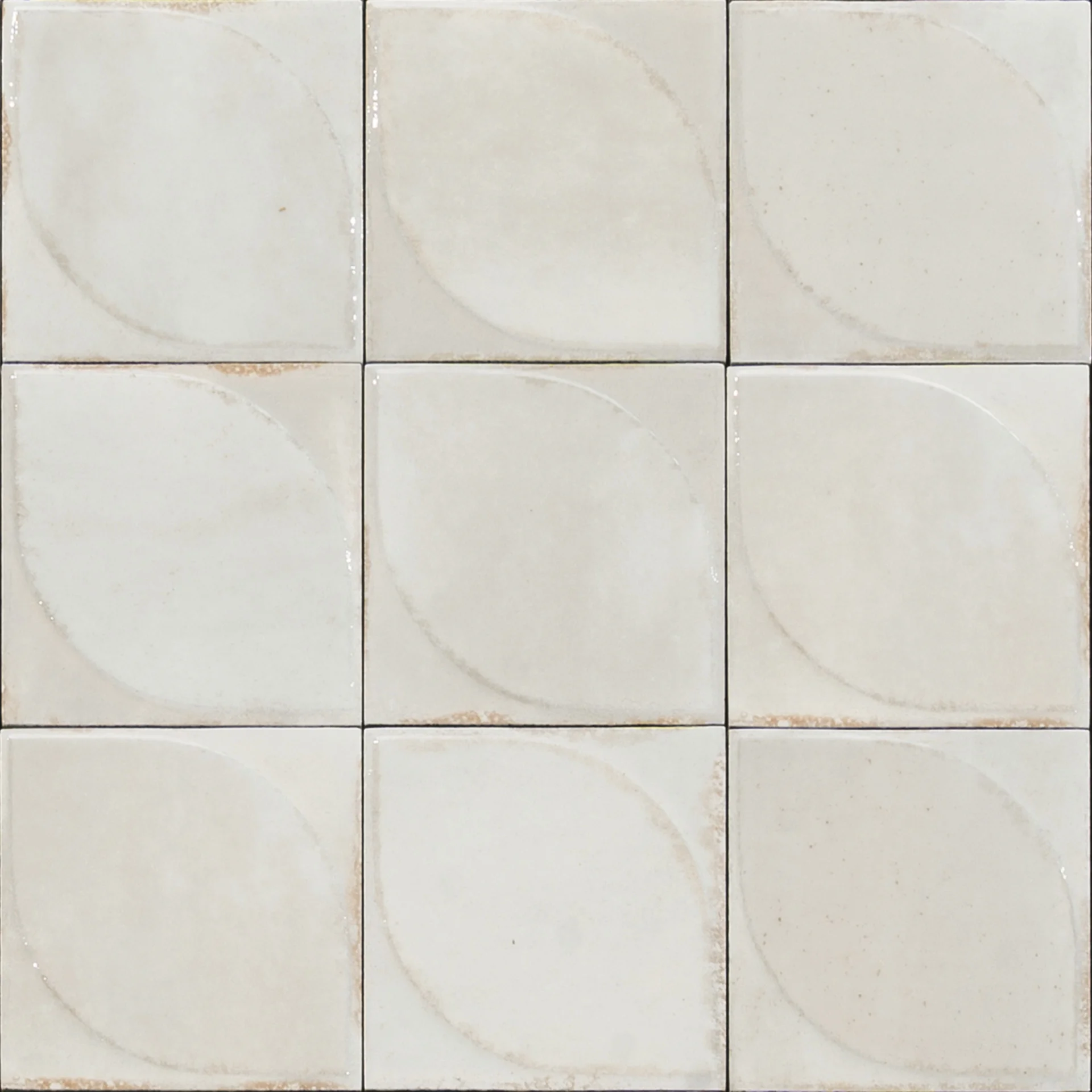Marazzi Lume Bone Struttura 3D Dew Glänzend - 10x10 cm | 11.5 mm