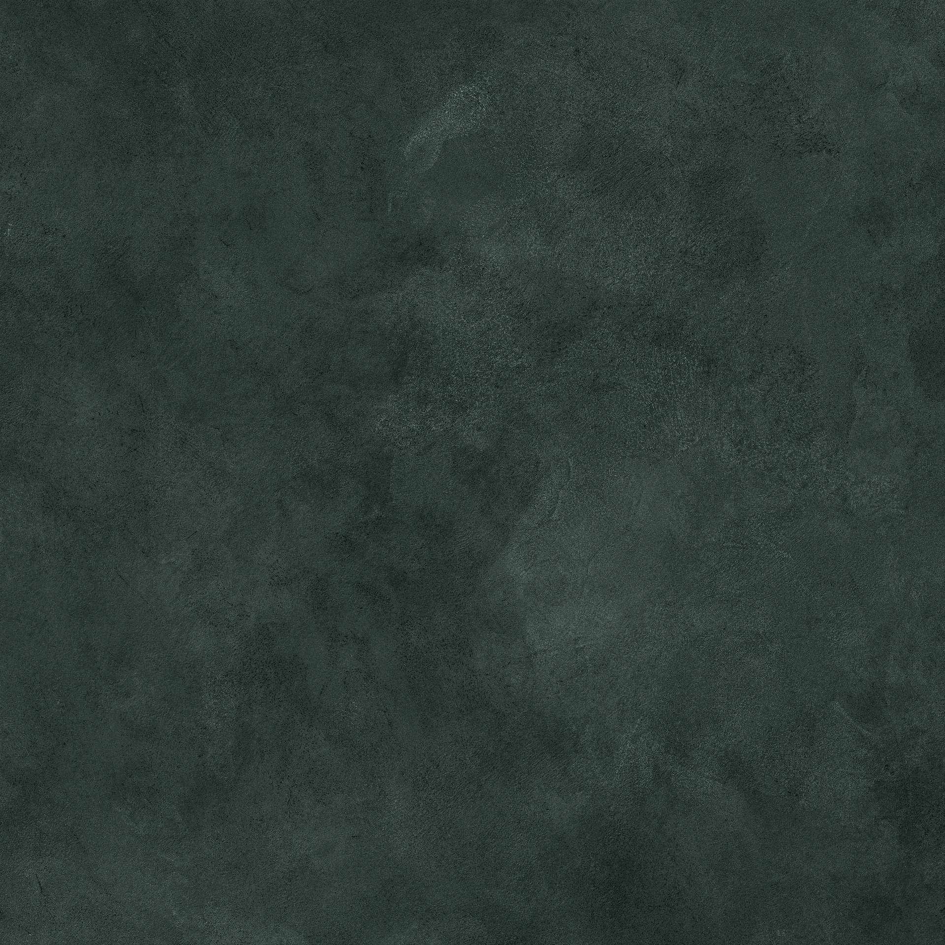 Dunkles Petrolgrün in Betonoptik, Fliese 120×120 cm, mattes Finish mit wolkiger Lasur über die Fläche – Ansicht 3.