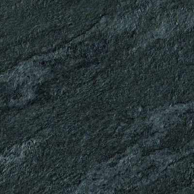 Kohlenschwarze, tief-matte Wandfläche der Brave-Serie von Atlas Concorde.