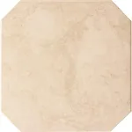 Equipe Octagon Wand- und Bodenfliese Marmol Beige, achteckige Fliese in beiger Marmoroptik, 20x20 cm