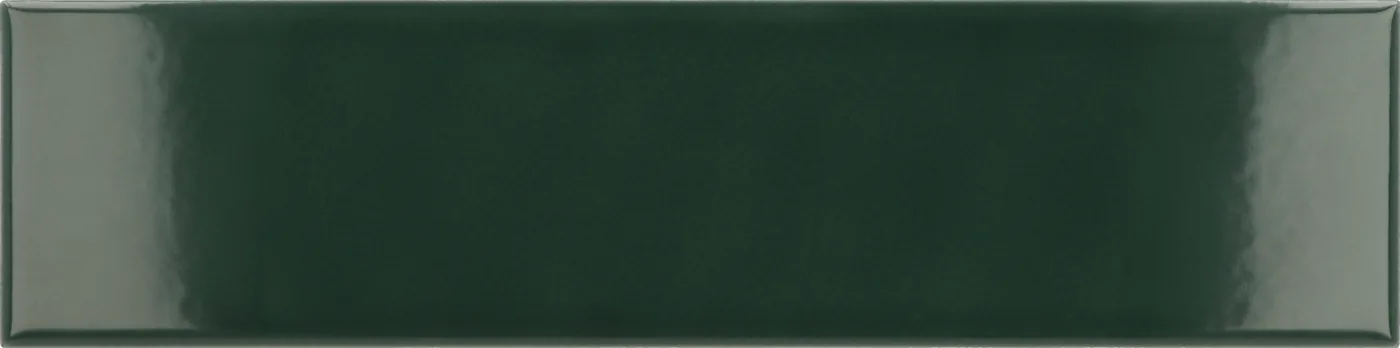 Equipe Costa Nova Laurel Green Wandfliese 5x20 cm aus glasiertem Steingut, glänzend, glatte Oberfläche, für Innenwände.