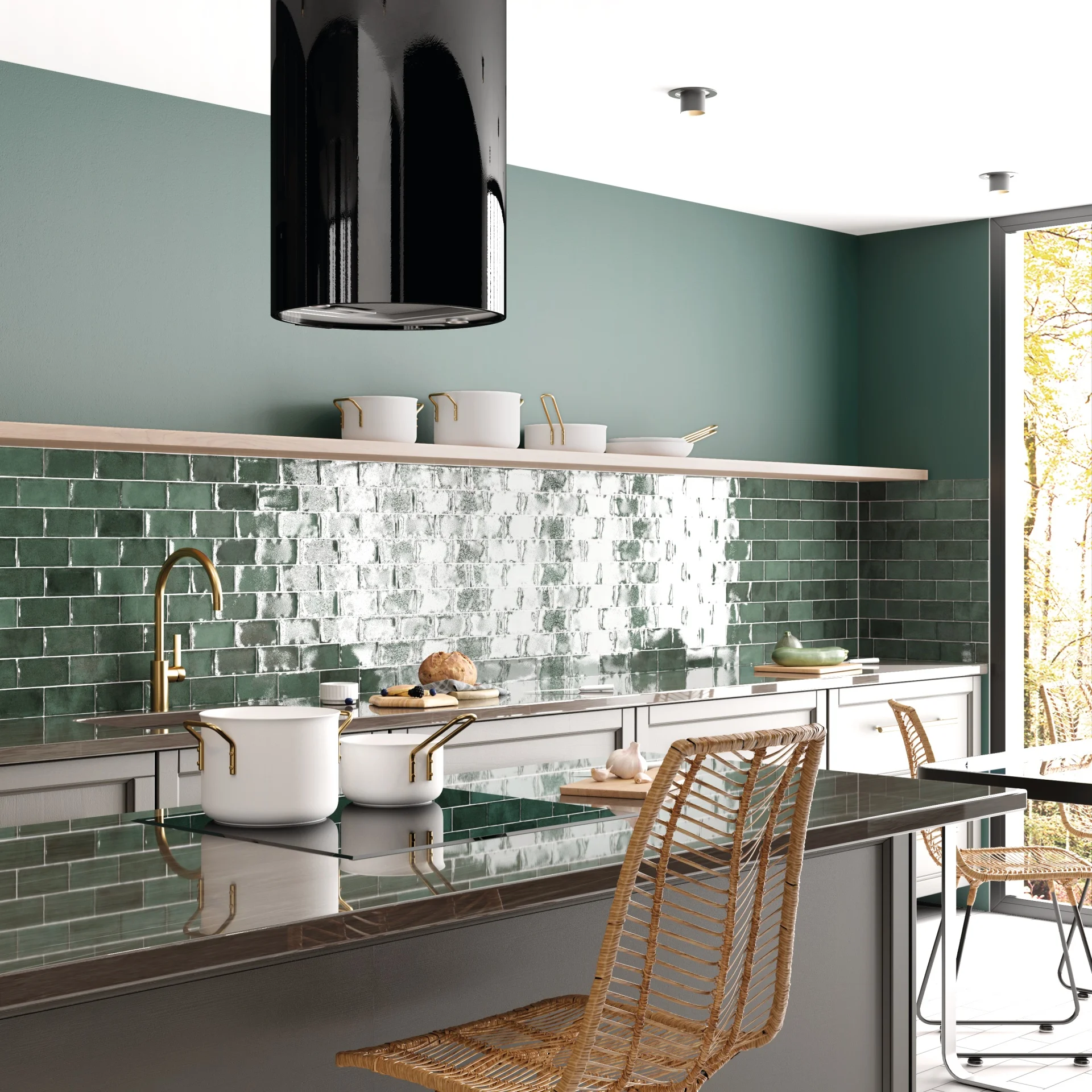 Equipe Altea Pine Green - 7,5x15 cm