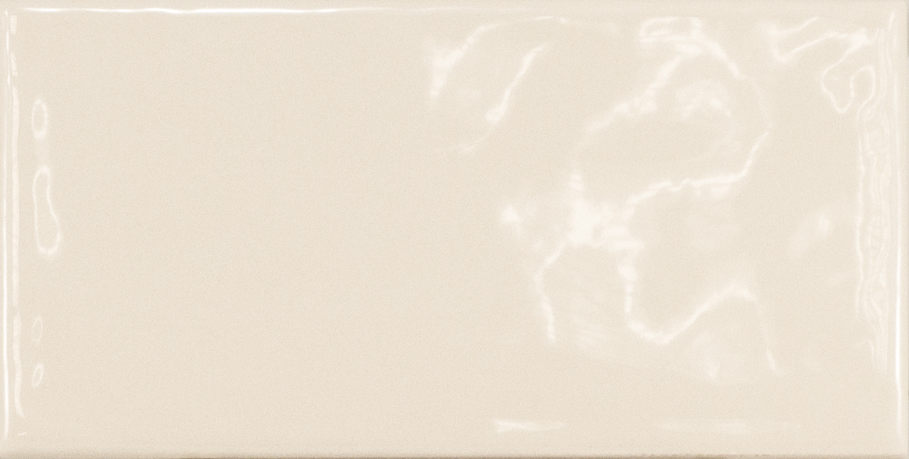 Equipe Cottage Cream Bullnose Glänzend - 7,5x15 cm | 8,5 mm