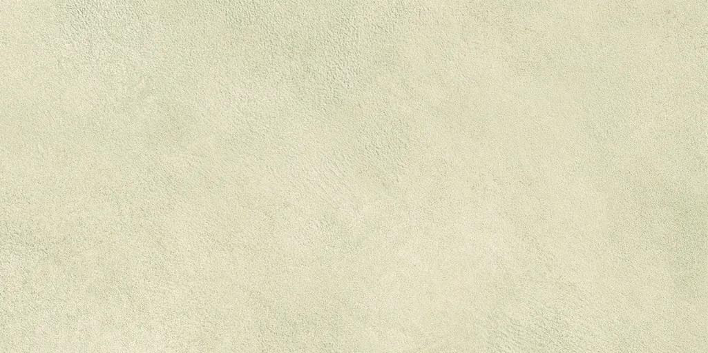 Hellbeige Betonoptik-Fliese 30×60 cm mit Grünton, matt, mit feinkörniger, leicht wolkiger Oberfläche.