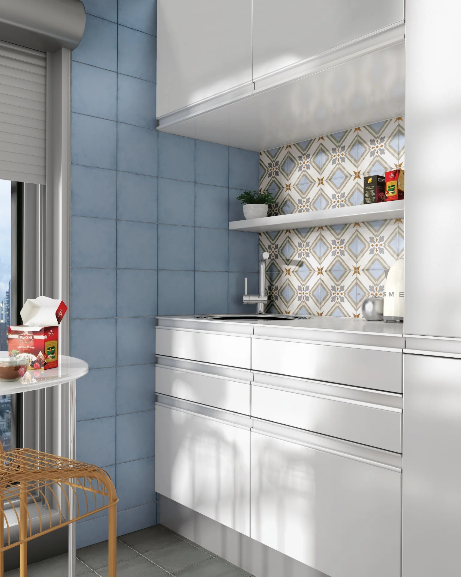 Equipe Art Nouveau Turin Colour Matt - 20x20 cm R9 B | 8.3 mm