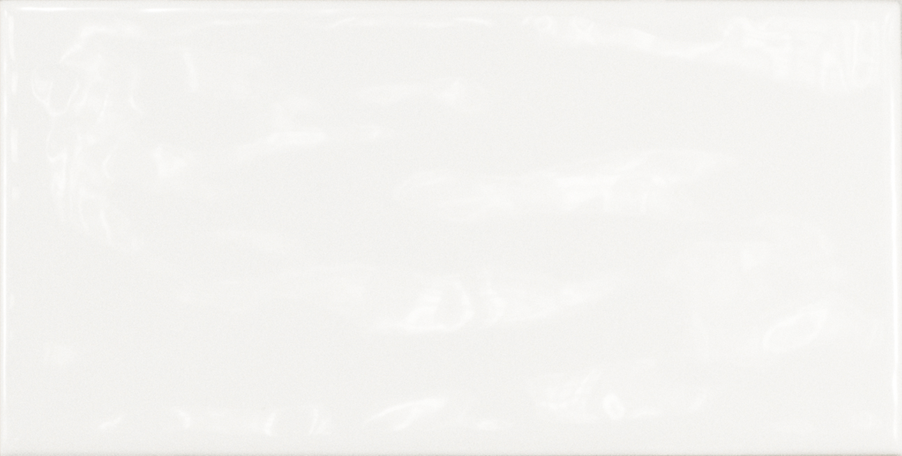 Equipe Cottage White Bullnose Glänzend - 7,5x15 cm | 8,5 mm