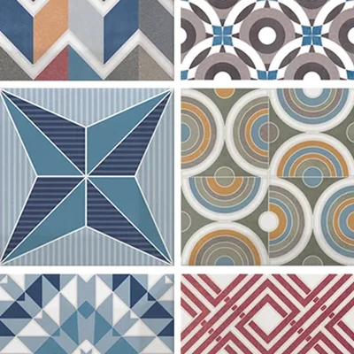 Dekor-Vorschau Patchwork Colours der Equipe-Serie.