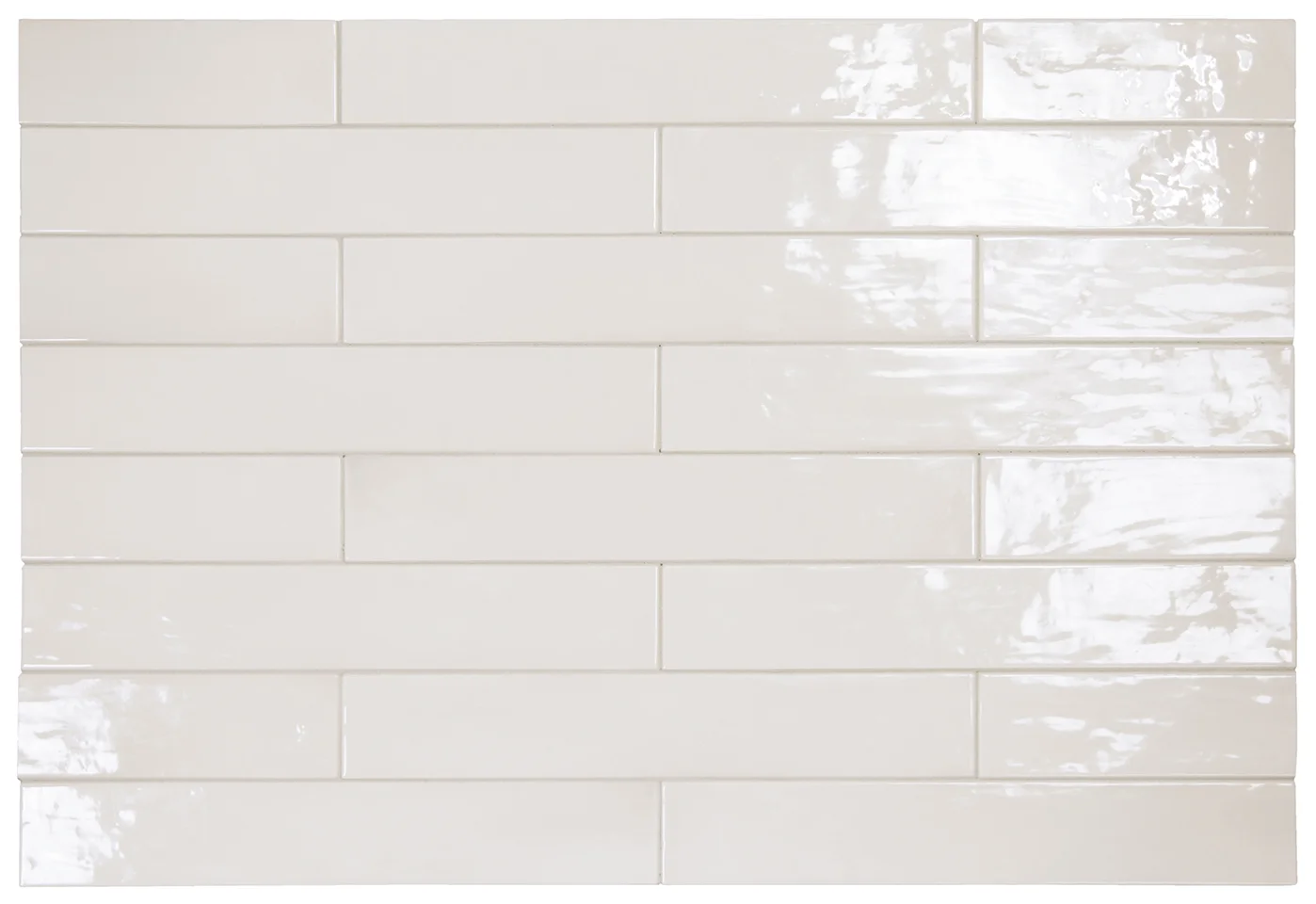 Equipe Manacor White Glänzend - 6.5x40 cm | 9 mm