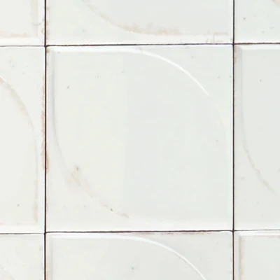 Vorschau White Struttura 3D Dew der Lume-Serie von Marazzi.