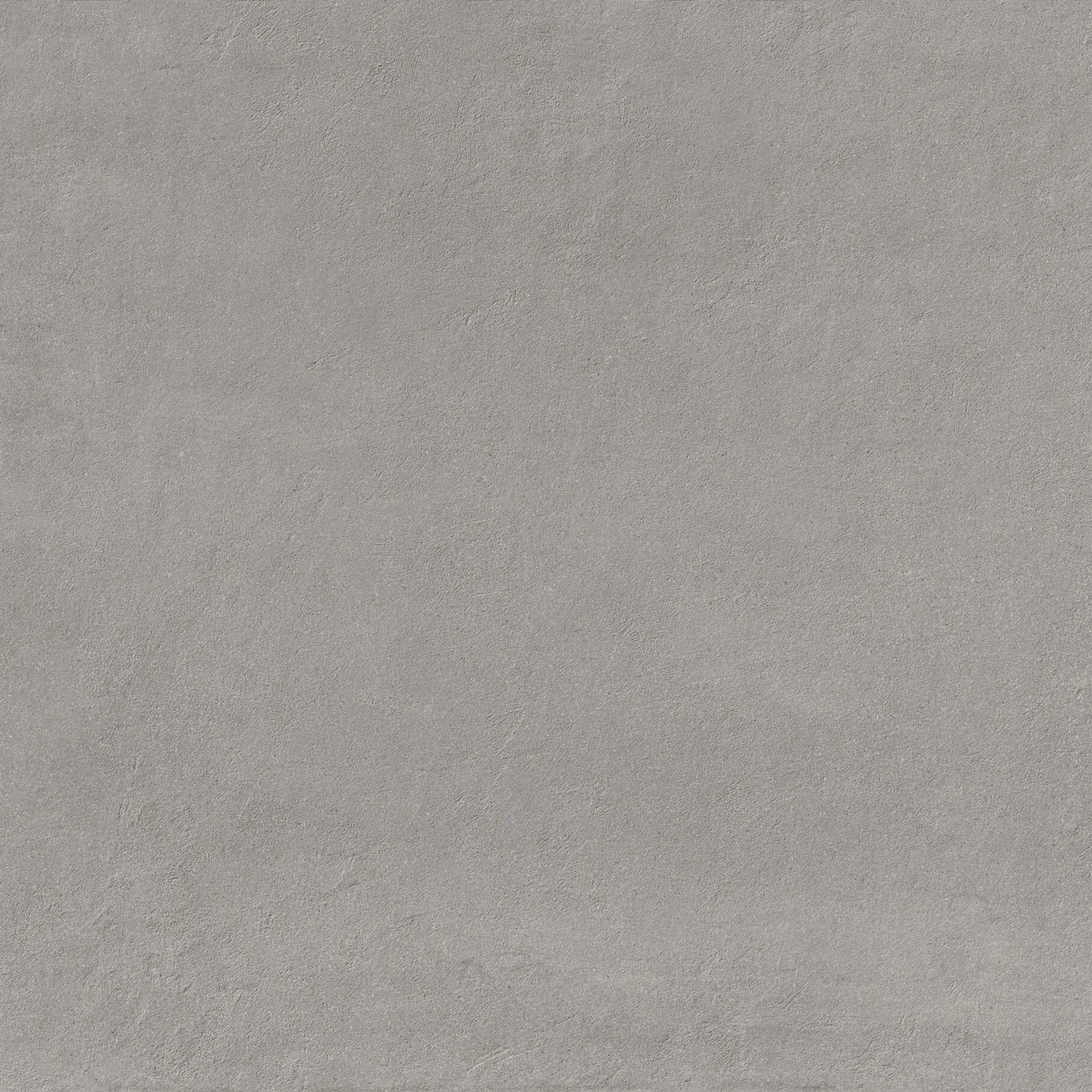 Terrassenplatte 60x60 cm in Betonoptik, 20 mm stark, Farbe Nickel: mittleres Grau mit feiner Körnung und weicher Wolkung.