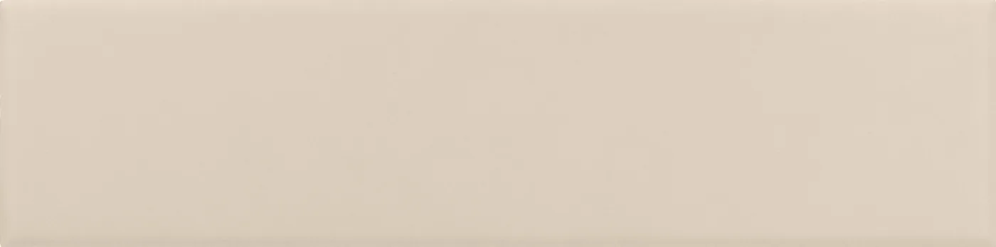 Equipe Costa Nova Beige Pale Wandfliese 5x20 cm aus glasiertem Steingut, matt, glatte Oberfläche, für Innenwände.