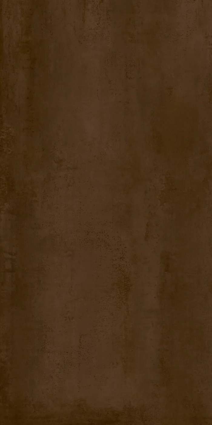 Marazzi Grande Metal Look Stuoiato Corten 160x320 cm, rostbraune Metalloptik mit Patina, Platte frontal