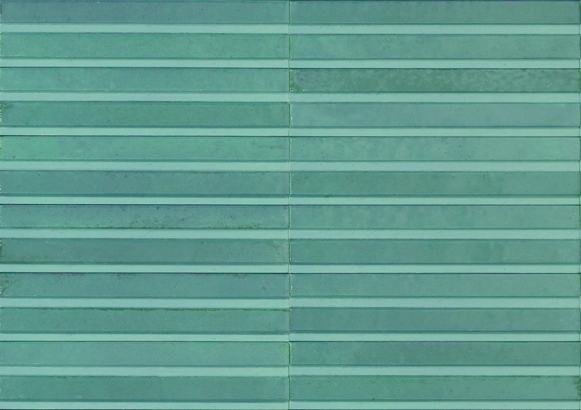Marazzi Lume Turquoise Struttura 3D Rake Glänzend - 6x24 cm | 14 mm