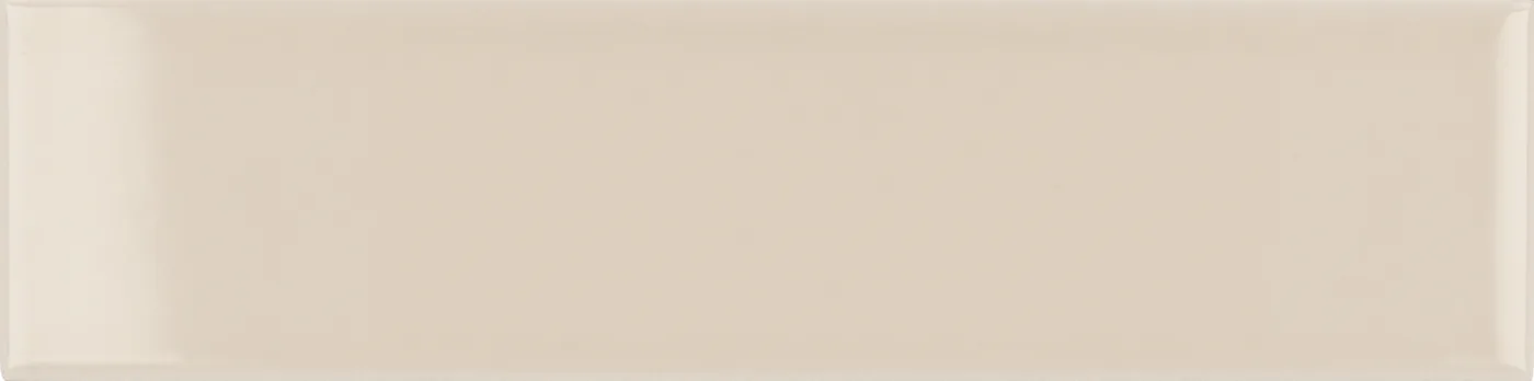 Equipe Costa Nova Beige Pale Wandfliese 5x20 cm aus glasiertem Steingut, glänzend, glatte Oberfläche, für Innenwände.