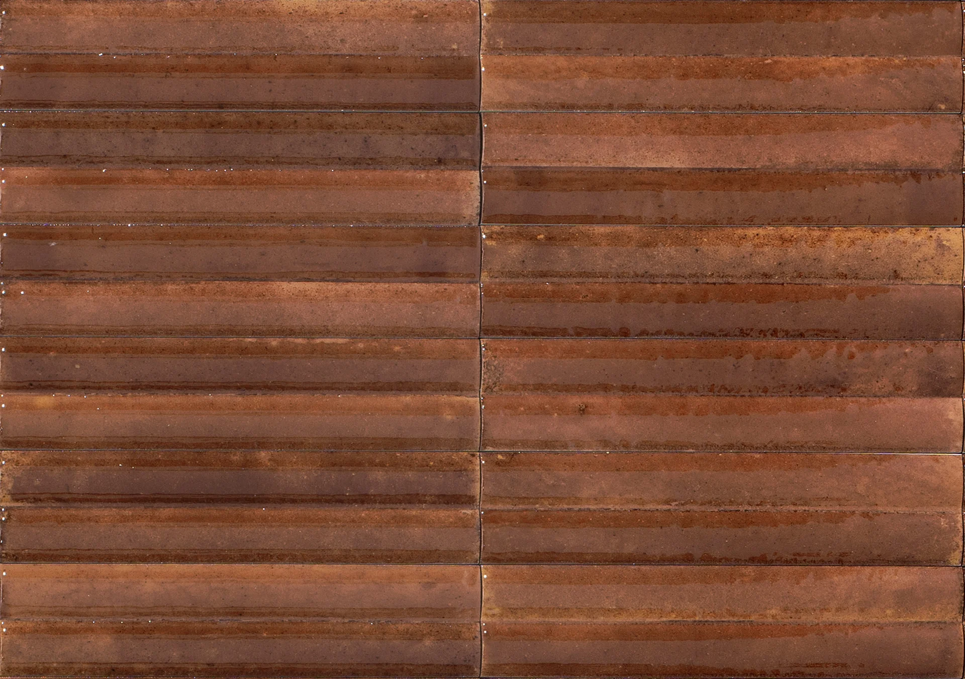 Marazzi Lume Caramel Struttura 3D Swing Glänzend - 6x24 cm | 14 mm