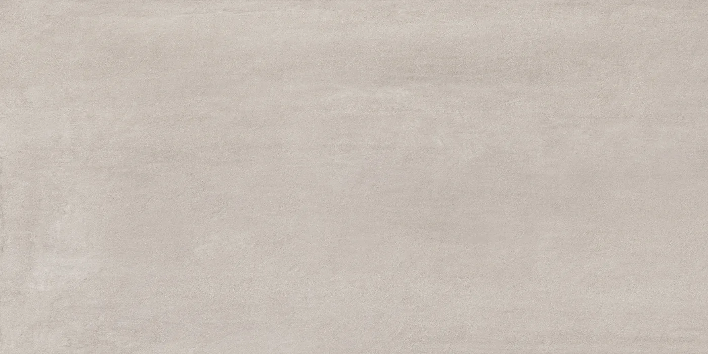 Terrassenplatte 60x120 cm in Betonoptik, 20 mm stark, Farbe Sand: warmes Beige-Greige mit leichter Wolkung, feine Körnung.