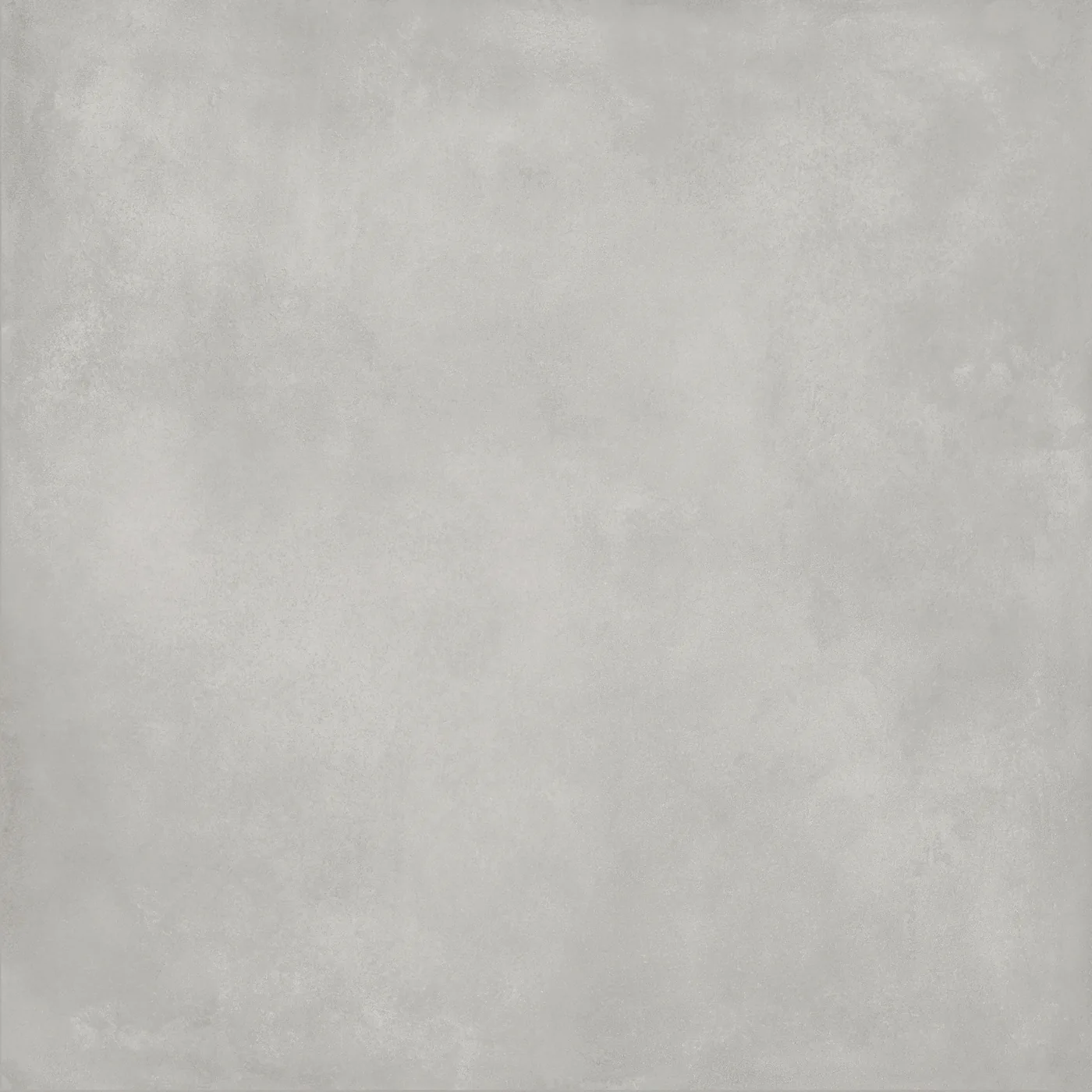 Hellgraue Fliese in Cotto-Optik, 120×120 cm, matt, mit wolkig-erdiger Tonstruktur über die ganze Fläche