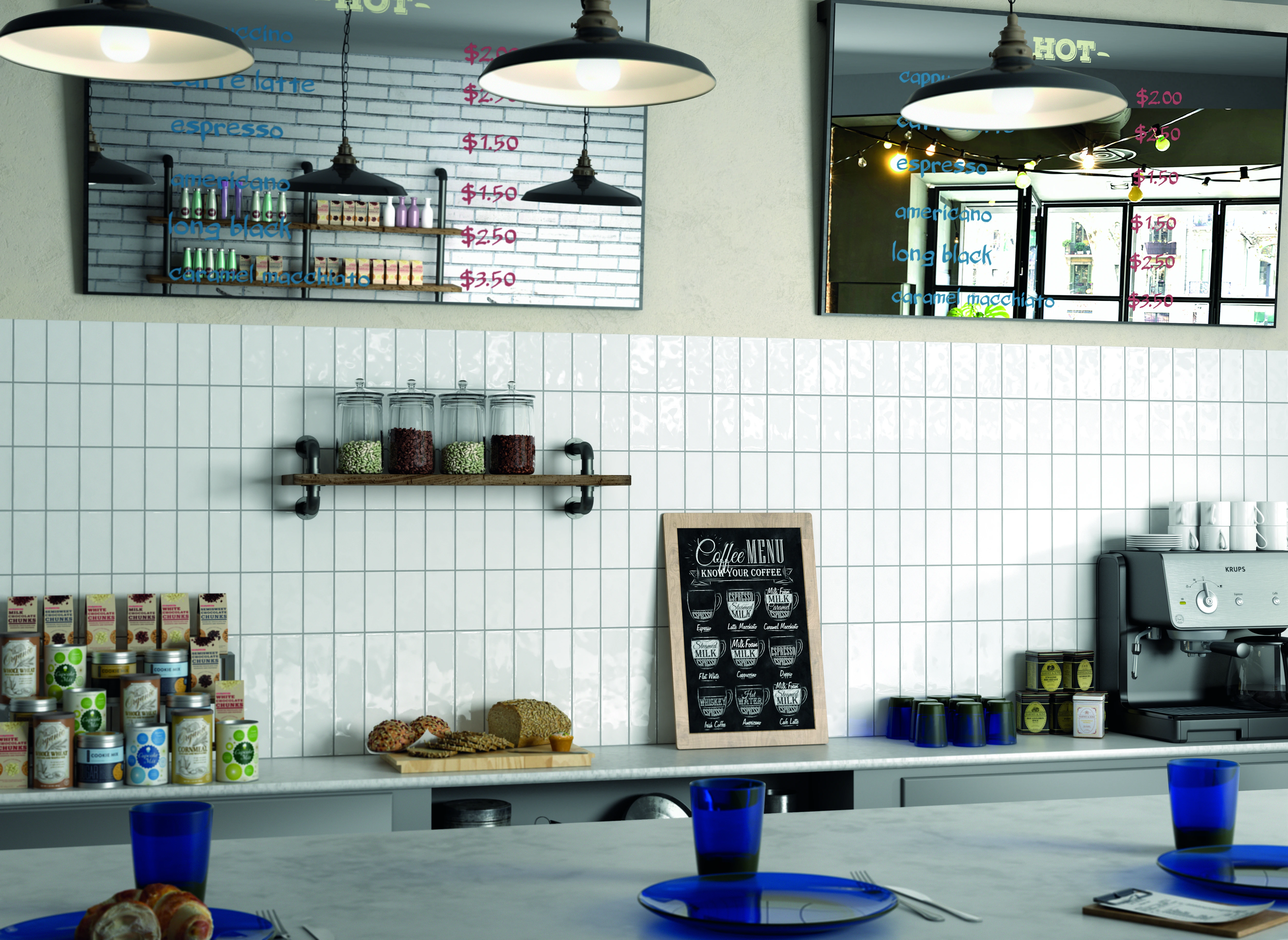 Equipe Masia Blanco Glänzend - 7.5x15 cm | 7.5 mm