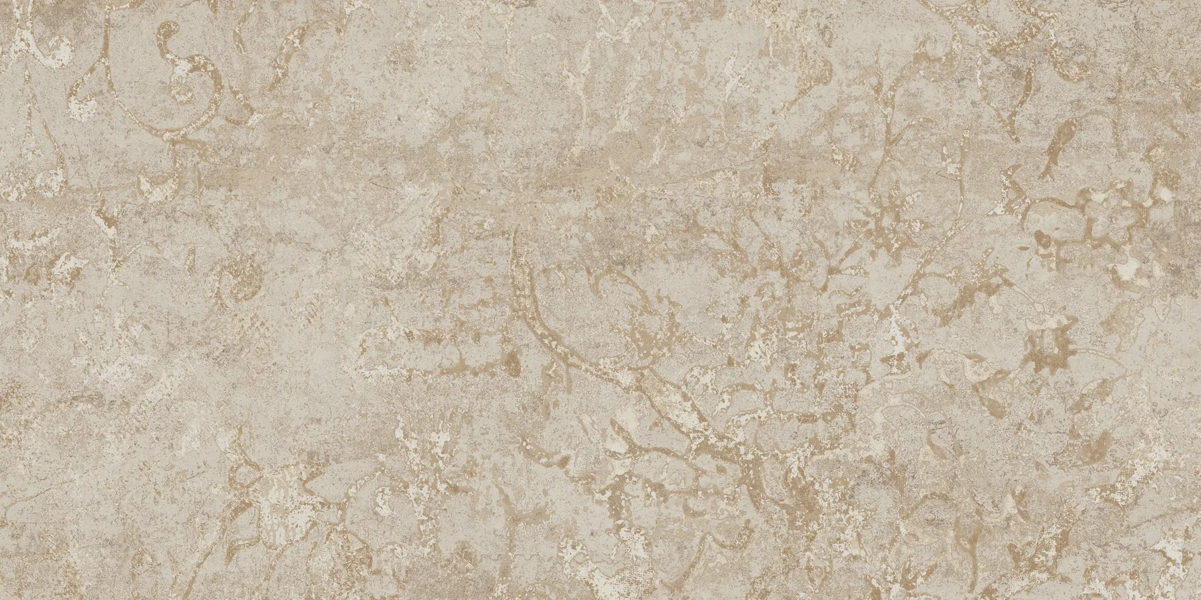 Beige Steinoptik-Fliese 30×60 cm, matt, mit hellem Ornamentmuster und feiner Kalksteinstruktur.