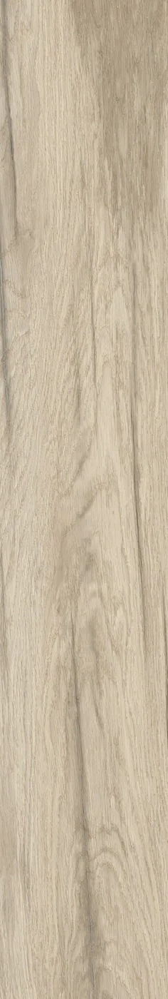 Fliese in Holzoptik White 14,5x90 cm, gekalkte Eiche in hellem Grauweiß mit feiner grauer Maserung