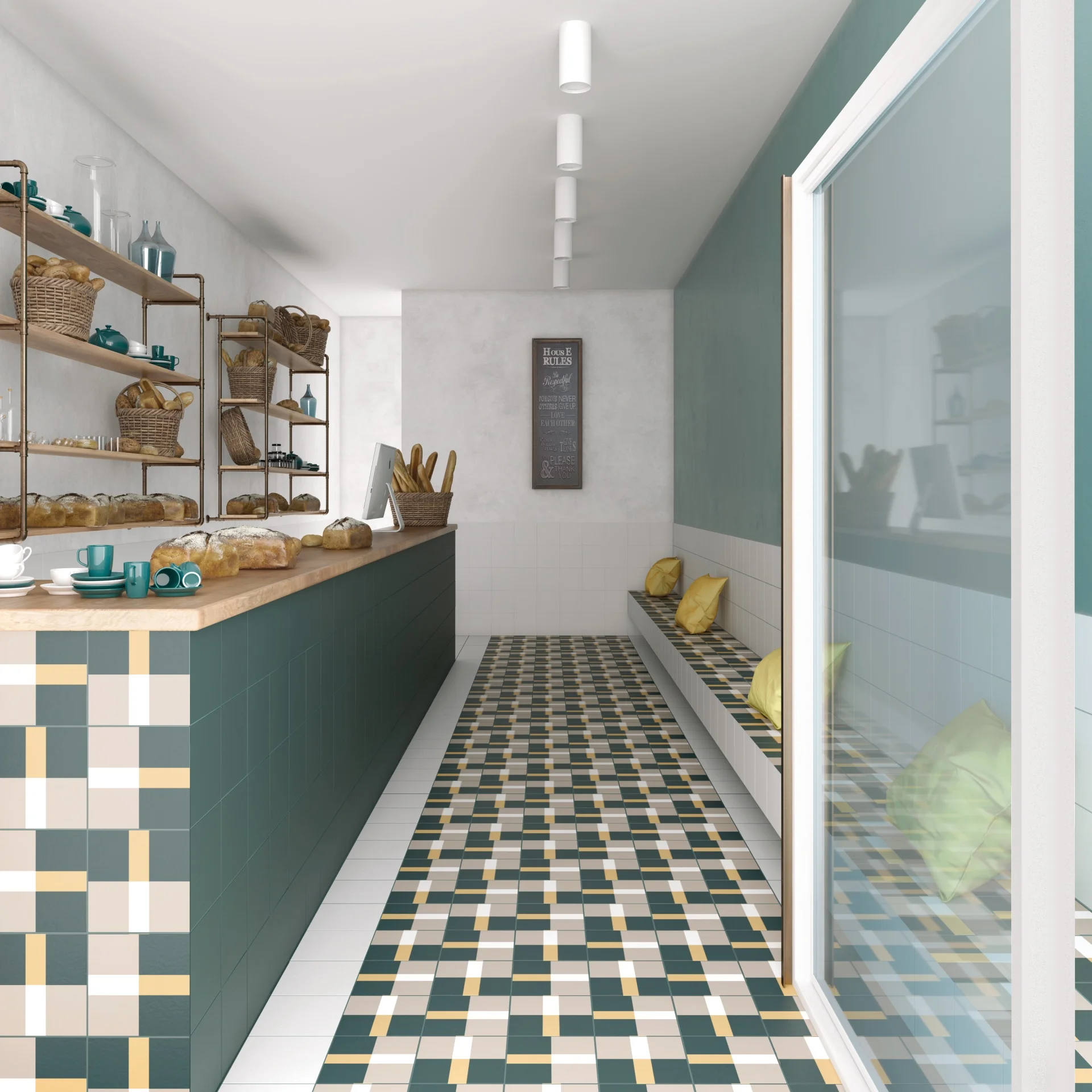 Equipe Bauhome Weiss Matt - 20x20 cm R10 B | 8.3 mm