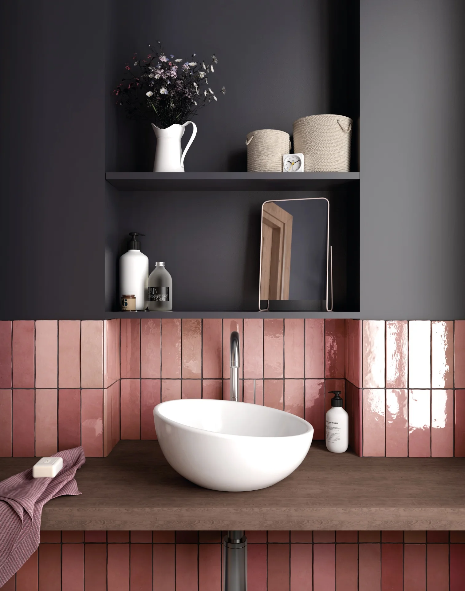 Equipe Artisan Rose Mallow Glänzend - 6.5x20 cm | 8 mm