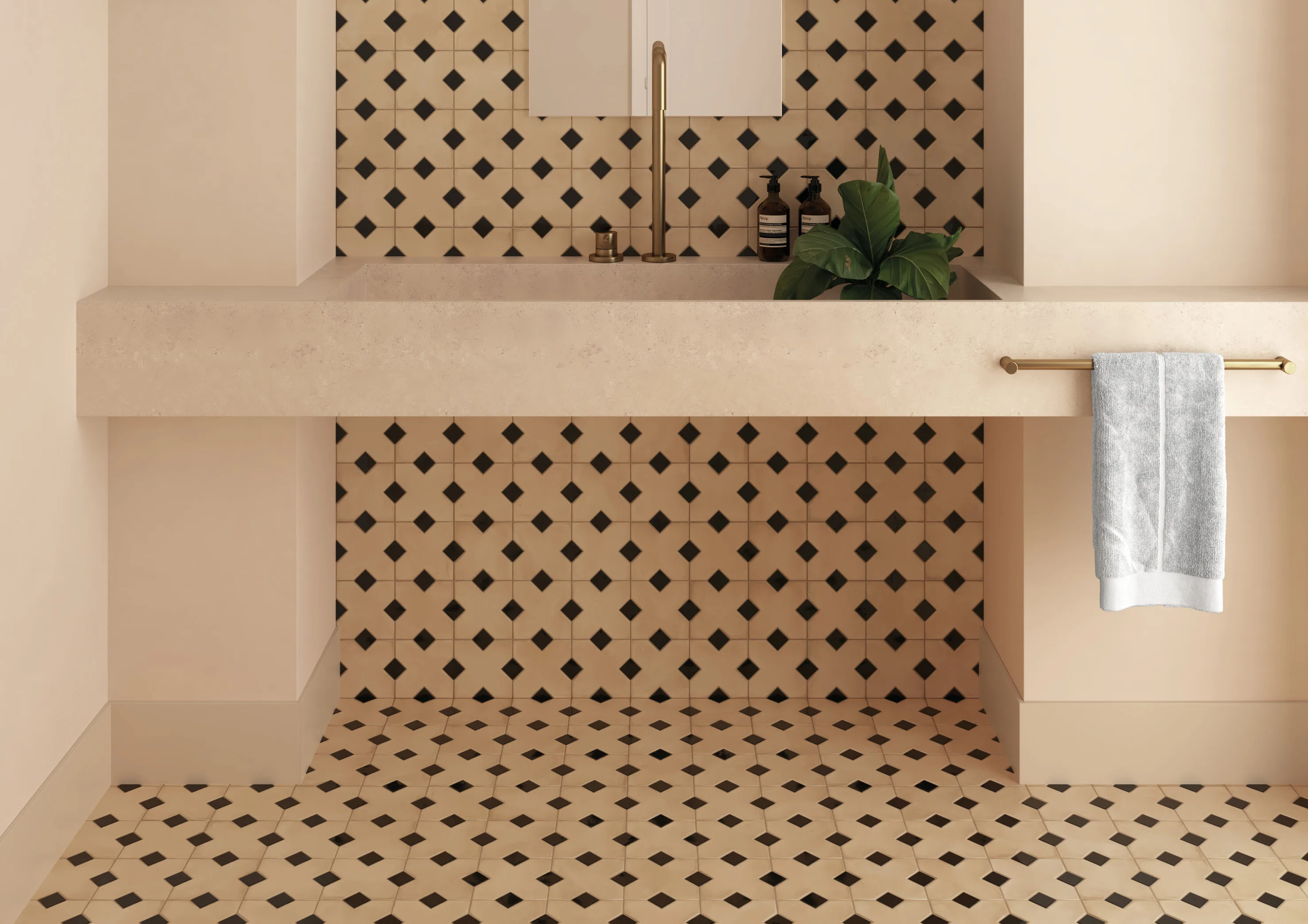 Equipe Kasbah Bone Matt - 12x12 cm R10 B | 8 mm