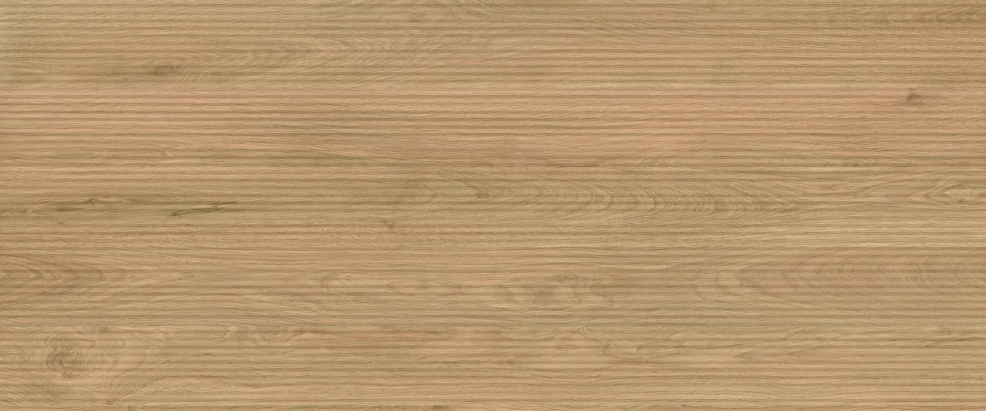 Atlas Concorde Log Icon Oak 3D Pleat 50x120 cm – Holzoptik-Feinsteinzeug mit 3D-Reliefstruktur und warmer Eichenmaserung