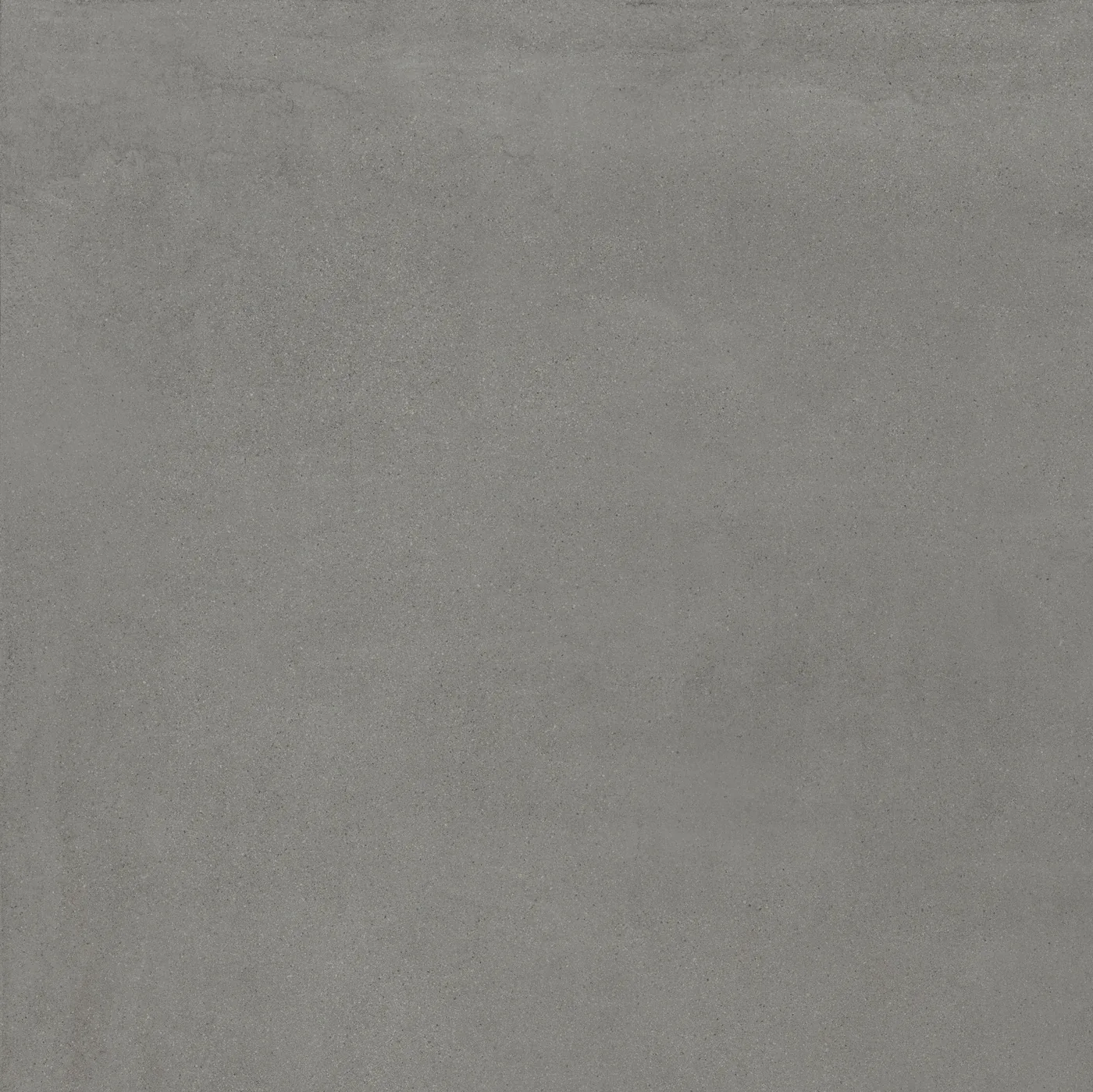 Dunkelgraue Betonoptik-Fliese 75x75 cm mit wolkiger, wie gespachtelt wirkender Schattierung, matte Oberfläche.