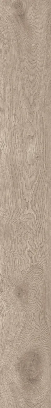 Lange Diele 22,5×180 cm hochkant in sandgrauer Holzoptik, matte Oberfläche, sichtbare Maserung, weißer Hintergrund.