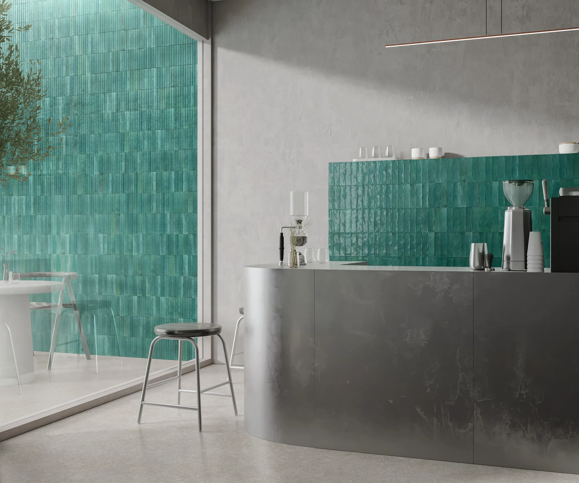 Marazzi Lume White Glänzend - 6x24 cm | 10 mm