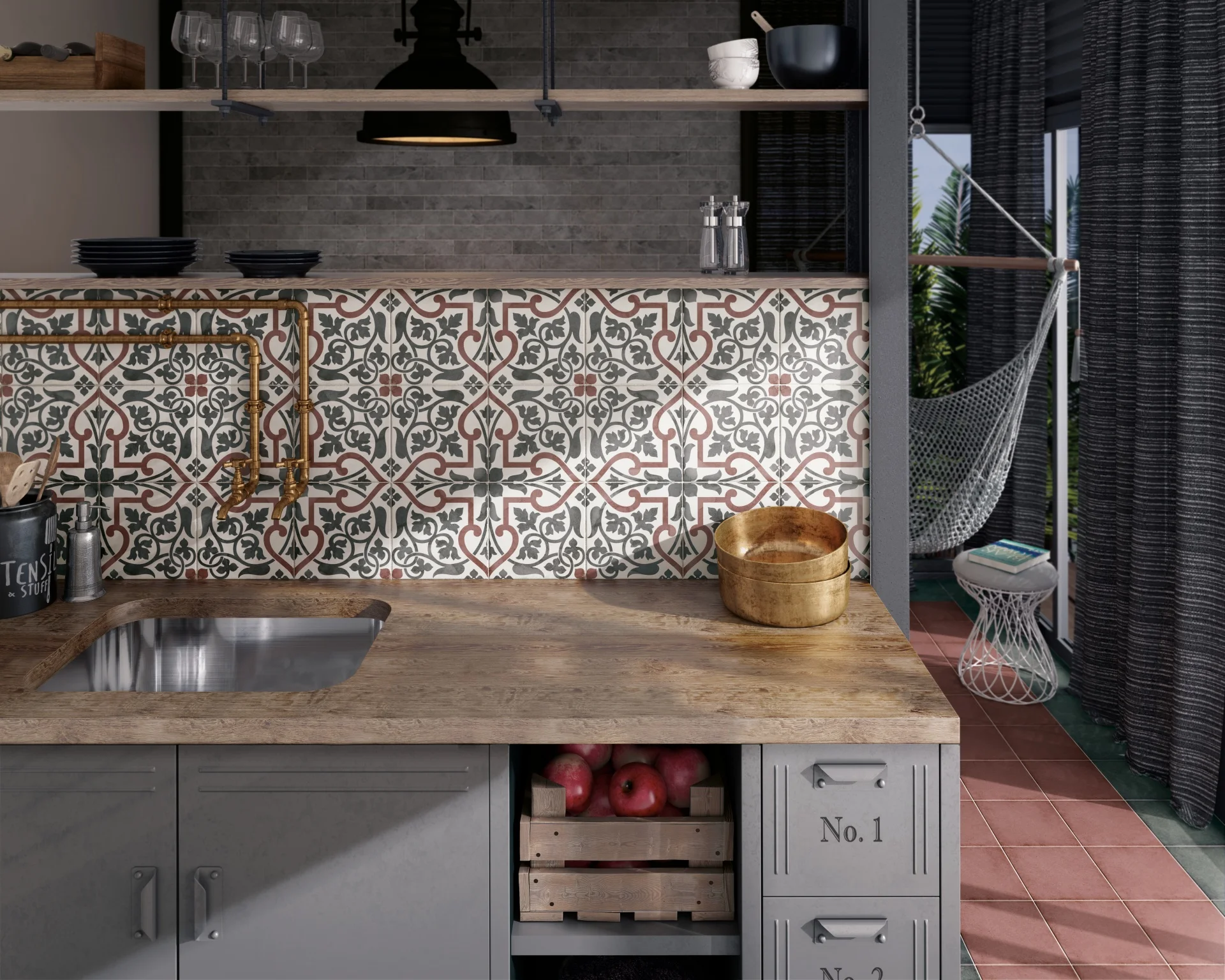 Equipe Art Nouveau Folies Bergère - 20x20 cm