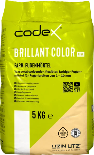 Codex Brillant Color Xtra Farb-Fugenmörtel - 2 KG brillantweiß