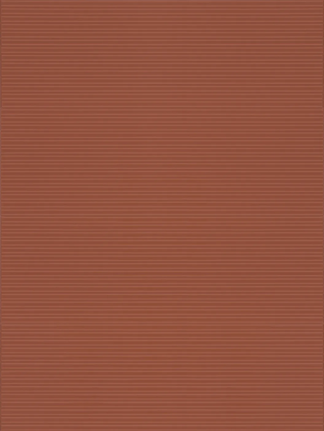 Marazzi Bliss 3D Fingers Brick: terrakottafarbene Wandfliese mit feinem waagerechtem Rillenrelief, glänzend